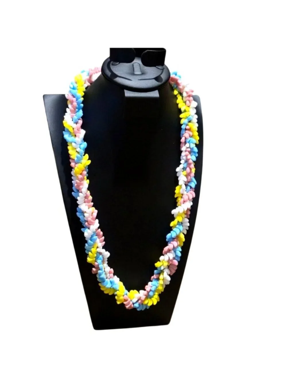Vintage Napier Fruit salad necklace stone chunky tutti fruity pastel Jewelry 25